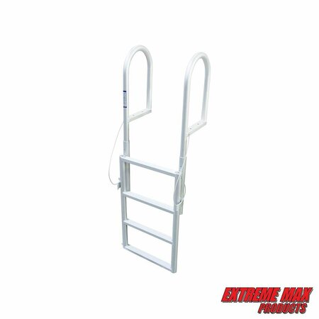 Extreme Max Extreme Max 3005.3461 Sliding Dock Ladder - 4-Step 3005.3461